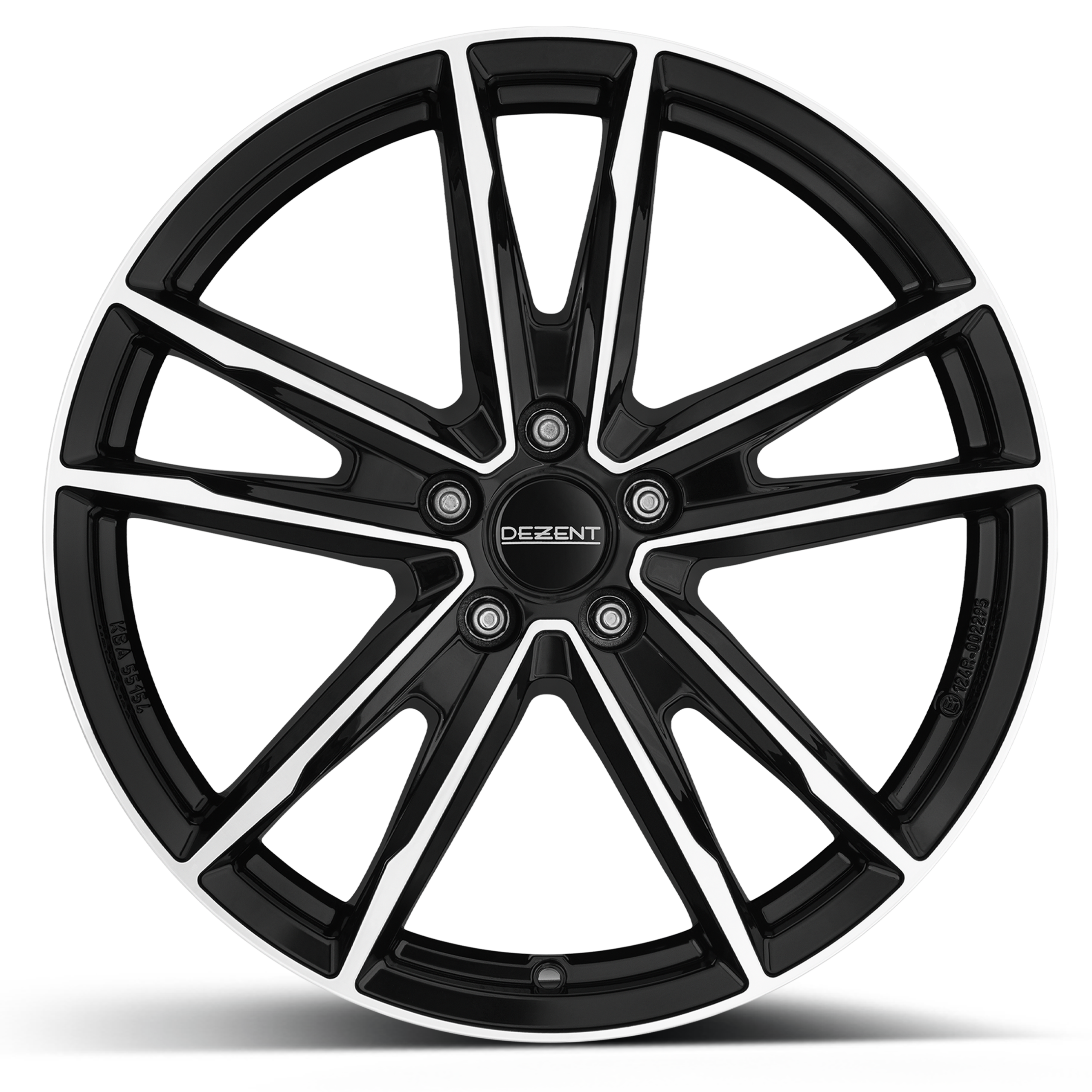 latakko-11587 Dezent KF dark 6.5x17 5x100 ET40 CB57.1 Black/polished - Image 1