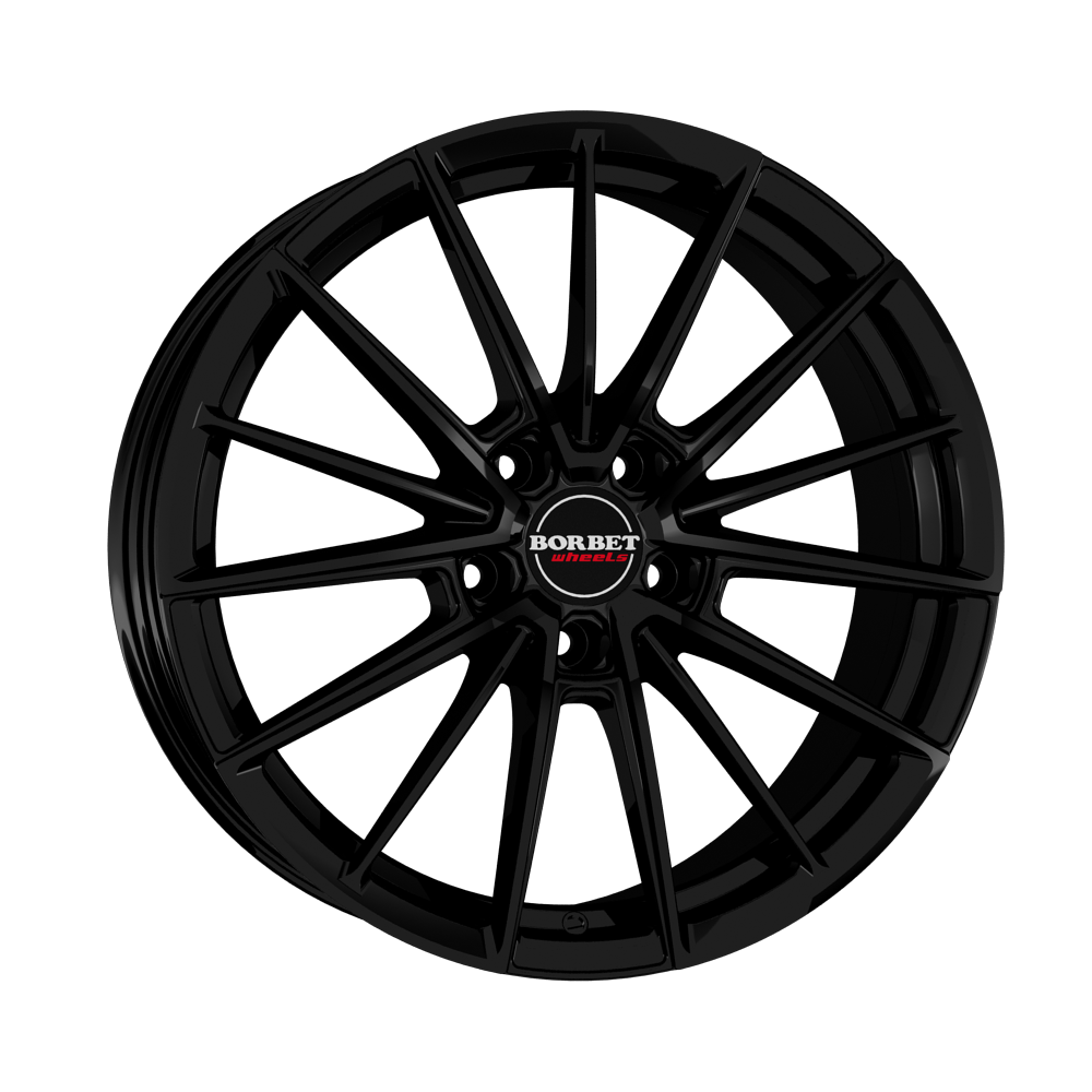 latakko-11621-1 Borbet FB2 8.5x19 5x112 ET35 CB72.5 black glossy - Image 1