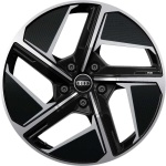 OE Audi 4J3071490BAX1 9x20 5x130 ET54 CB71.6 Matt Antharcite Polished