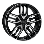 Rial M14-E diamond-black frontpolished 7.5x18 5x112 ET40 CB66.5