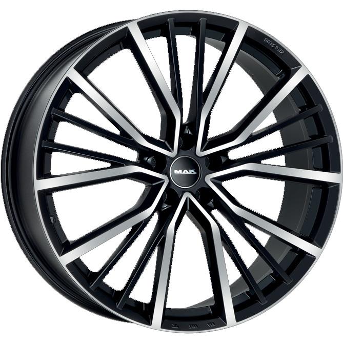 latakko-4161 MAK Union 9x21 5x114.3 ET58 CB67.1 Black Mirror - Image 1
