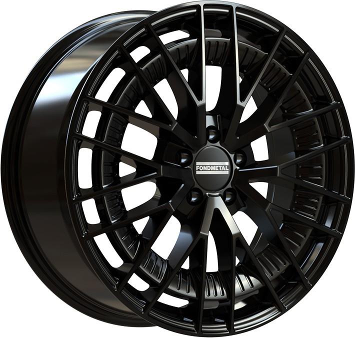 latakko-6689 Fondmetal Kari 10x21 5x112 ET29 CB66.6 Glossy Black - Image 1