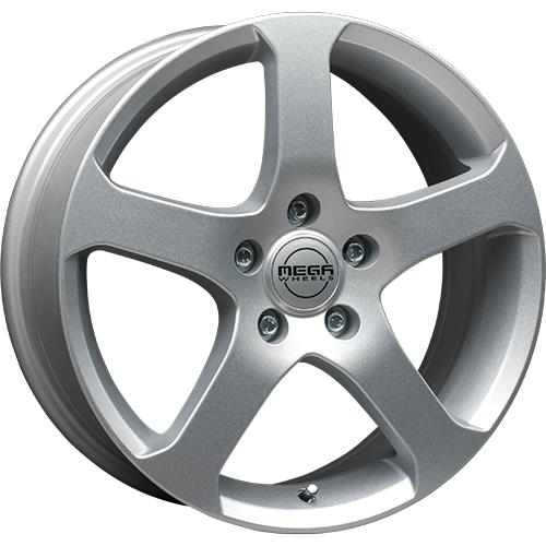 statusfalgar-10718-1 Mega Wheels Indus Trailer Silver 5.5x14 5x112 ET30 CB66.6 Hall / Hõbedane - Image 1