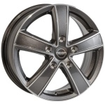 Mega Wheels Hercules 5 Anthracite grey front polished 6.5x16 5x118 ET61 CB71.1 Other