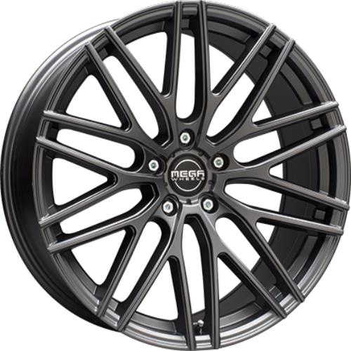 statusfalgar-10728 Mega Wheels Cetus Anthracite grey 8x18 5x114.3 ET48 CB73.2 Hall / Hõbedane - Image 1