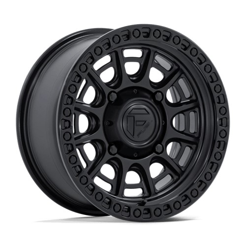 statusfalgar-16264 FUEL UTV FV832 CYCLE UTV MATTE BLACK W/ GLOSS BLACK LIP 7x15 4x137 ET10 CB96 Must - Image 1