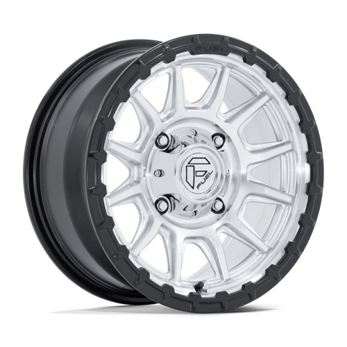 statusfalgar-16267-1 FUEL UTV FV866 PISTON UTV HYPER SILVER MACHINED W/ MATTE BL 7x15 4x137 ET38 CB96 Hall / Hõbedane - Image 1