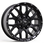 DIRT A.T D357 Flatblack milled rivets 9x20 8x165.1 ET18 CB125.1 Must