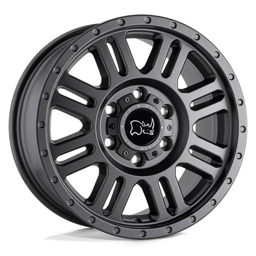 statusfalgar-9542 BLACK RHINO YELLOWSTONE MATTE GUNMETAL 8x16 6x130 ET38 CB84.1 Other - Image 1
