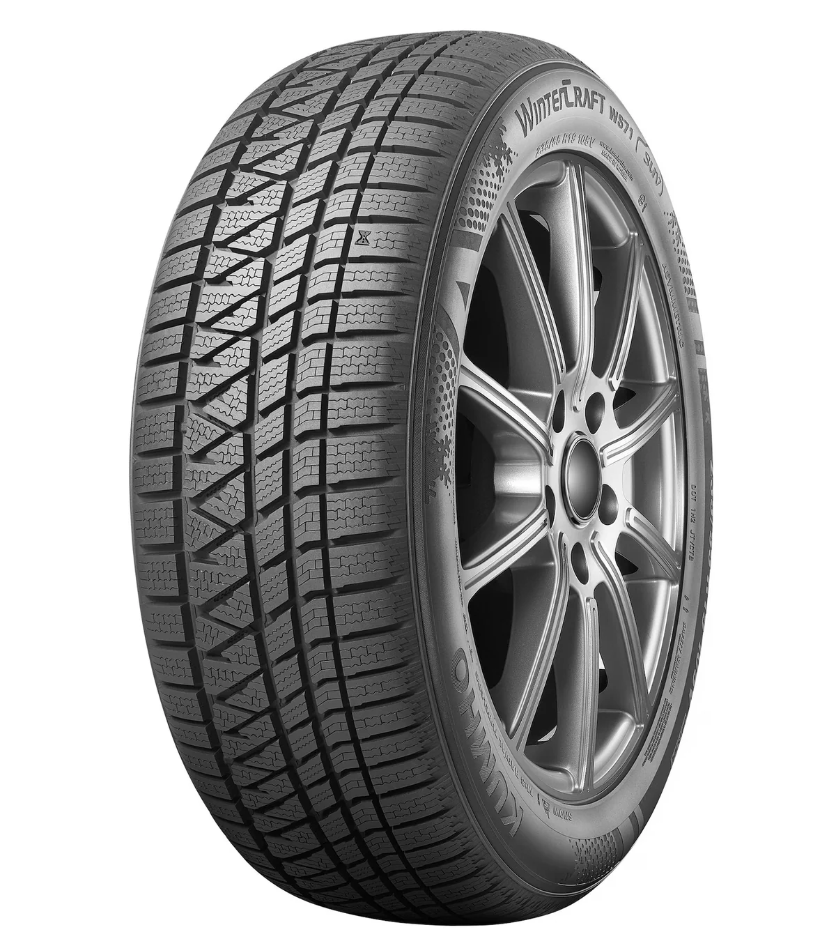 56d52258605e_9F8UGw7 Kumho 245/65R17 111H WinterCraft WS71 XL - Image 1