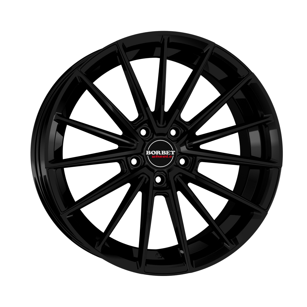 latakko-11628-1 Borbet FB2DC 9x20 5x112 ET40 CB72.5 black glossy - Image 1