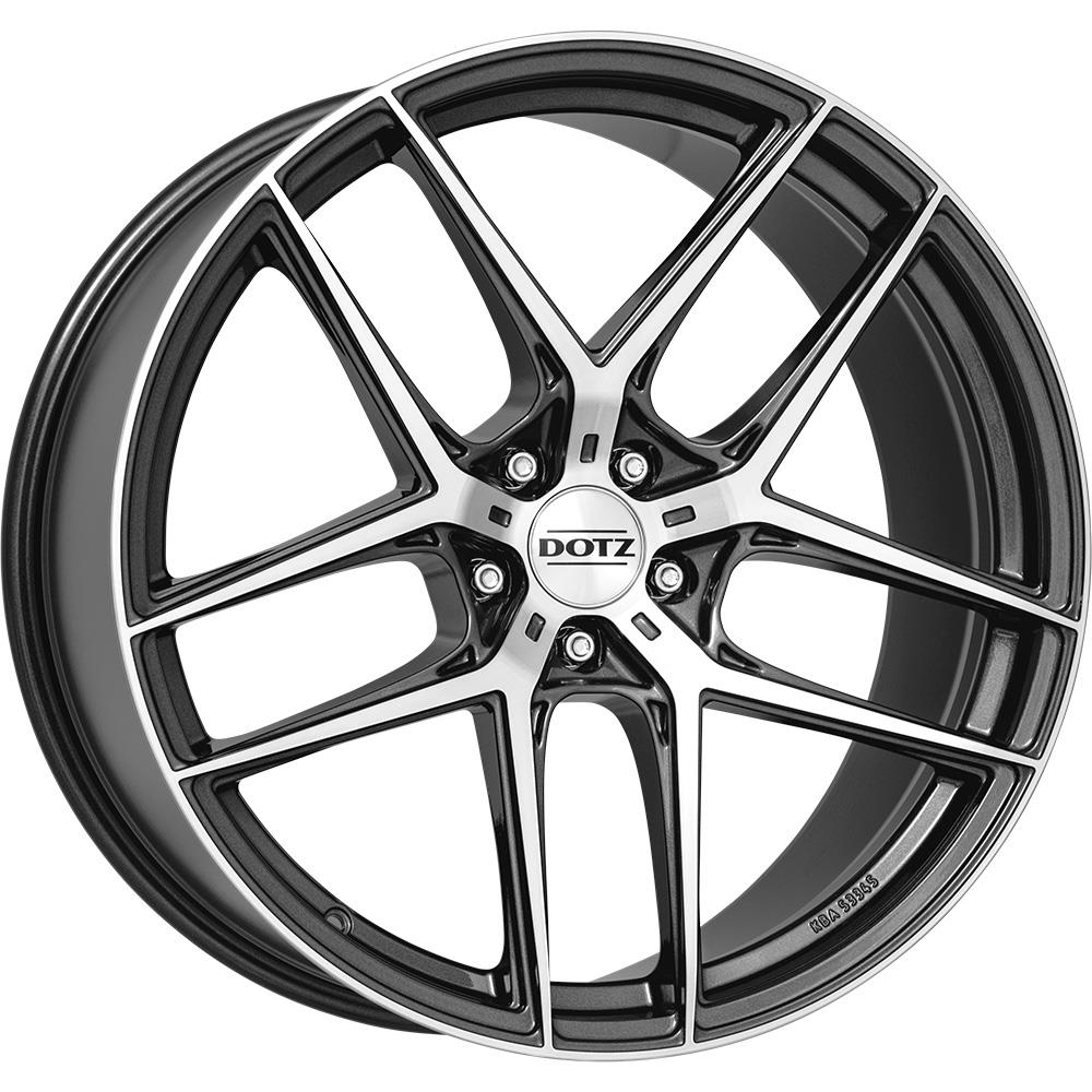 latakko-3843 Dotz LagunaSeca dark 8x19 5x112 ET45 CB70.1 Gunmetal/polished - Image 1