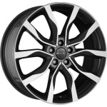 MAK Highlands 9x21 5x108 ET38 CB63.4 Black Mirror
