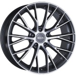 MAK Munchen 8.5x19 5x120 ET37 CB72.6 Gun Met-Mirror Face