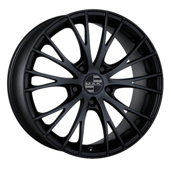 latakko-4106 MAK Rennen 8x18 5x112 ET39 CB66.6 Matt Black - Image 1
