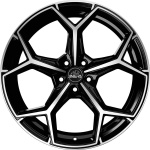 Antera A101 8.5x20 5x108 ET42 CB75 Piano Black Diamond