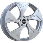 Mega Wheels Triton Dark silver 8.5x19 5x108 ET53 CB63.3 Hall / Hõbedane