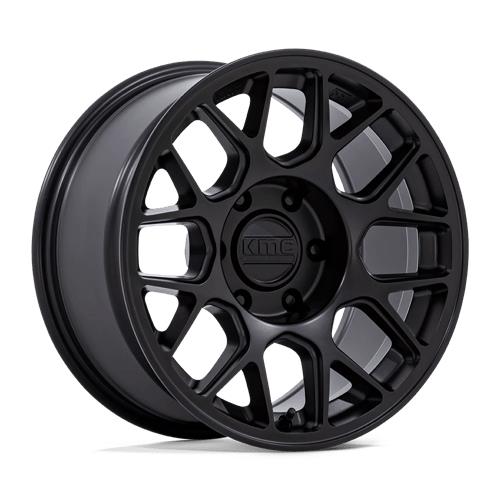 statusfalgar-10829 KMC KM730 HATCHET MATTE BLACK 8.5x17 5x127 ET-10 CB71.5 Must - Pilt 1