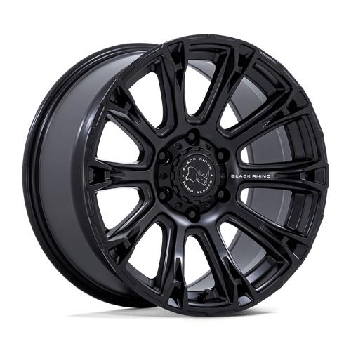 statusfalgar-12793-1 Black Rhino Hard Alloys BR020 DIAMONDBACK MATTE BLACK 9x20 6x120 ET12 CB66.9 Must - Pilt 1