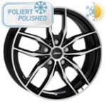 AUTEC BAVARIS Gloss Black Polished 7x16 5x112 ET47