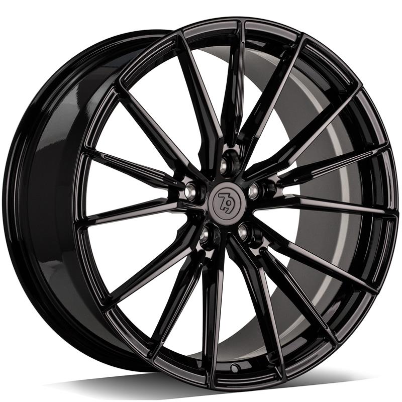statusfalgar-15729-2 seventy9 MF.9 Black Glossy 9.5x20 5x112 ET5 CB66.6 Must - Pilt 1
