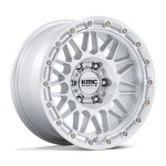 KMC KM555 ATTACK GLOSS SILVER W/ MACHINED FACE 8.5x17 5x127 ET0 CB71.5 Hall / Hõbedane
