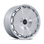 NICHE 1PC NC287 VENICE GLOSS SILVER W/ MACHINED FACE 10.5x22 ET38 CB72.56 Hall / Hõbedane