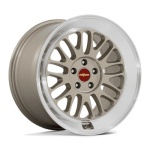 Rotiform RC214 SCP MATTE GOLD W/ DIAMOND CUT LIP 11x19 5x120 ET43 CB74.1 Kuldne / Pronks