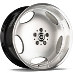 Carbonado Vintage Hyper Silver Lip Polished 9.5x19 5x112 ET35 CB66.6 Other