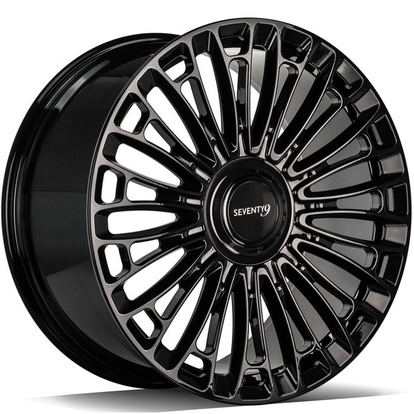 statusfalgar-16618-3 seventy9 MF.17 Black Glossy 10x21 5x112 ET40 CB66.6 Must - Pilt 1