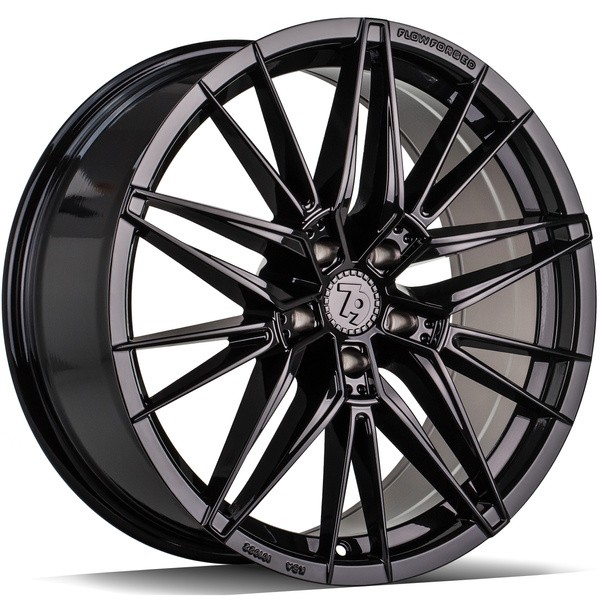 statusfalgar-16626-9 seventy9 SSF-5 Black Glossy 8.5x20 5x112 ET30 CB66.6 Must - Image 1
