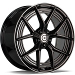 Carbonado Pure Black Glossy Lip Polished 9.5x20 5x112 ET45 CB66.6 Other