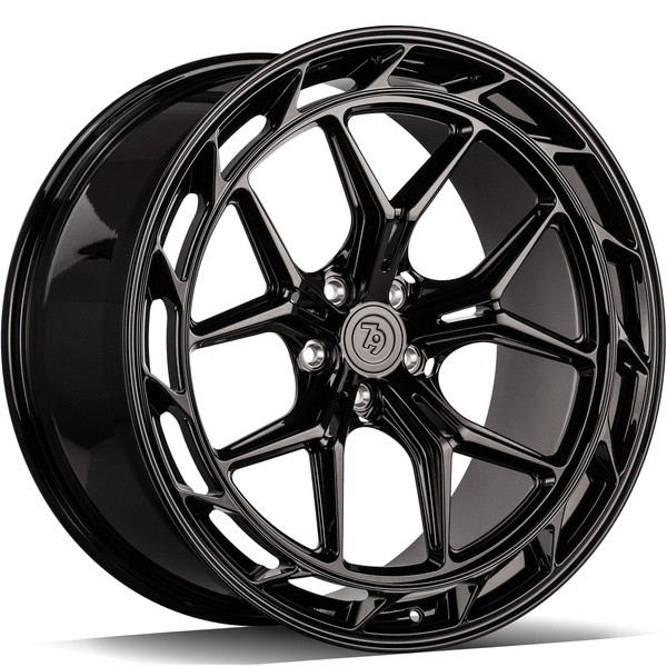 statusfalgar-16639-3 seventy9 MF.19 Black Glossy 10.5x21 5x112 ET40 CB66.6 Must - Image 1