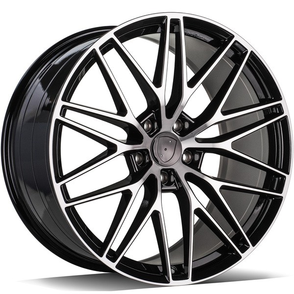 statusfalgar-16642-1 Carbonado Glory Black Front Polished 11.5x22 5x130 ET61 CB71.6 Other - Image 1