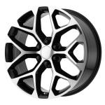OE CREATIONS PR176 Gloss Black Machined 9x22 6x139.7 ET24 CB78.3 Must