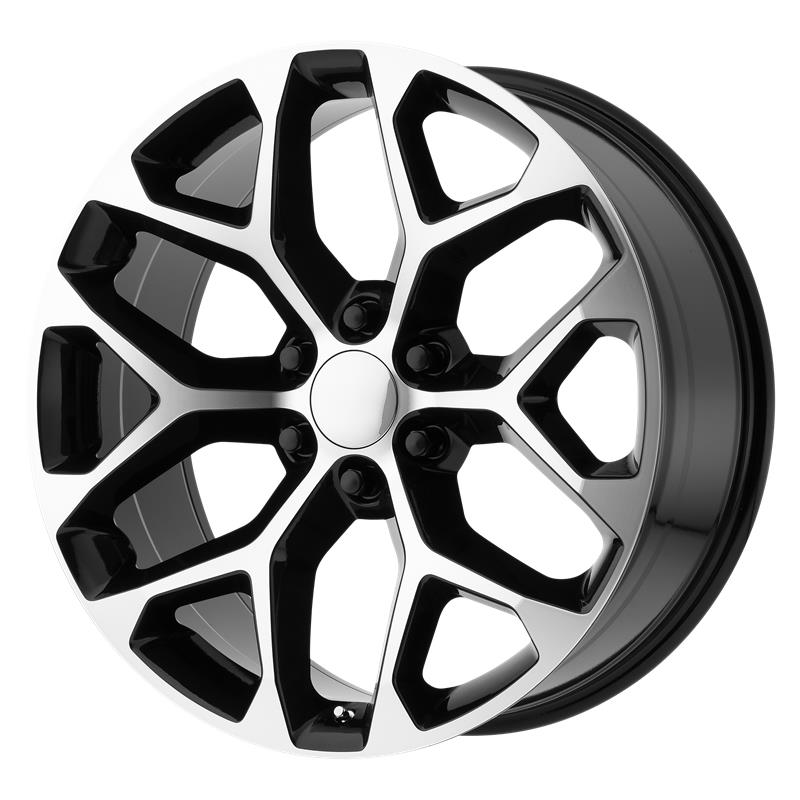 statusfalgar-2633 OE CREATIONS PR176 Gloss Black Machined 9x22 6x139.7 ET24 CB78.3 Must - Image 1