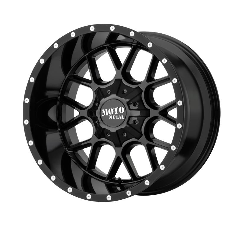 statusfalgar-2713-2 MOTO METAL MO986 Gloss Black 10x22 ET12 CB106.25 Must - Pilt 1