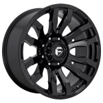 FUEL 1PC FC675 GLOSS BLACK 10x22 6x135 ET-18 CB87.1 Must