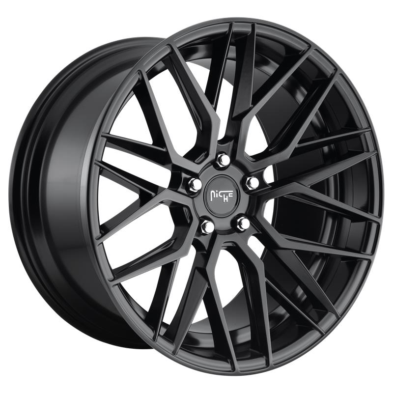 statusfalgar-3728-1 NICHE 1PC NC190 MATTE BLACK 9.5x19 5x112 ET48 CB66.5 Must - Pilt 1