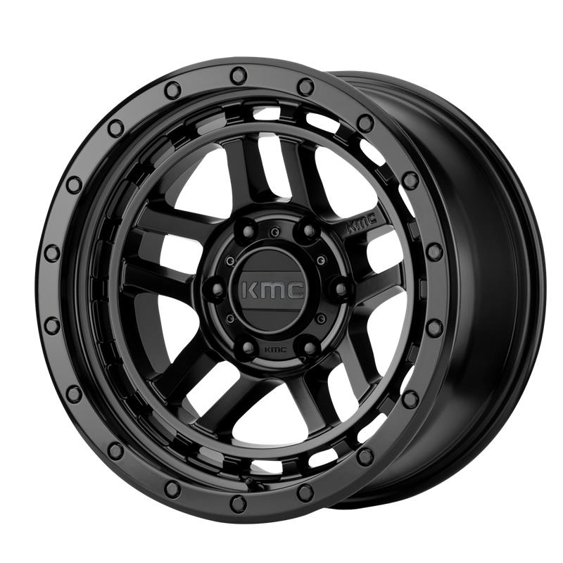 statusfalgar-3896 KMC KM540 Satin Black 8.5x17 6x139.7 ET18 CB106.25 Must - Image 1