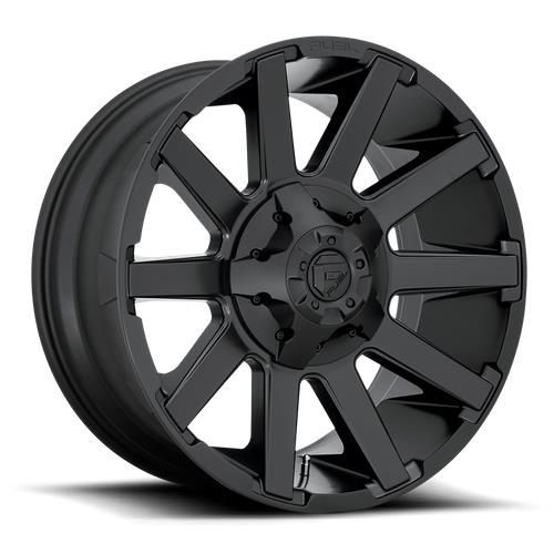 statusfalgar-5647 FUEL 1PC FC437 Satin Black 9x20 8x165.1 ET20 CB125.1 Must - Pilt 1
