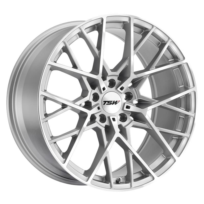 statusfalgar-5860 TSW SEBRING SILVER W/ MIRROR CUT FACE 8.5x18 5x108 ET42 CB72.1 Hall / Hõbedane - Image 1