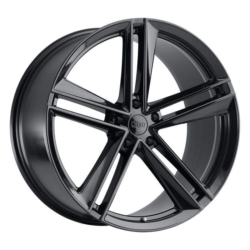 statusfalgar-5991 OHM LIGHTNING GLOSS BLACK 8.5x19 5x120 ET30 CB64.15 Must - Pilt 1