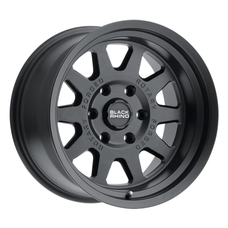 statusfalgar-6309-2 BLACK RHINO STADIUM MATTE BLACK 8x16 5x114.3 ET-10 CB76.1 Must - Pilt 1