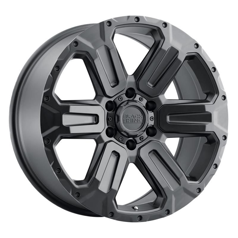 statusfalgar-6315-2 BLACK RHINO WANAKA MATTE BLACK 9x18 5x127 ET-18 CB71.5 Must - Pilt 1