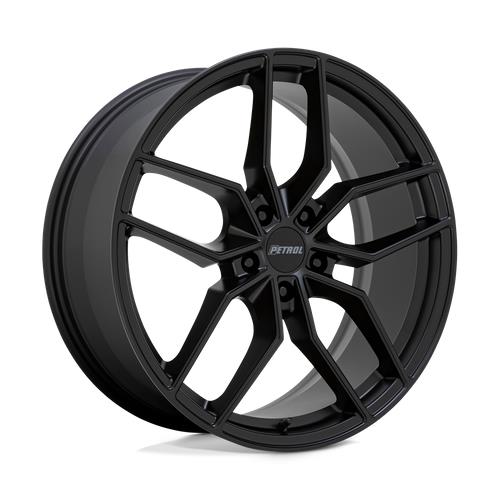 statusfalgar-6587-1 Petrol P5C MATTE BLACK 8.5x20 5x115 ET40 CB76.1 Must - Pilt 1