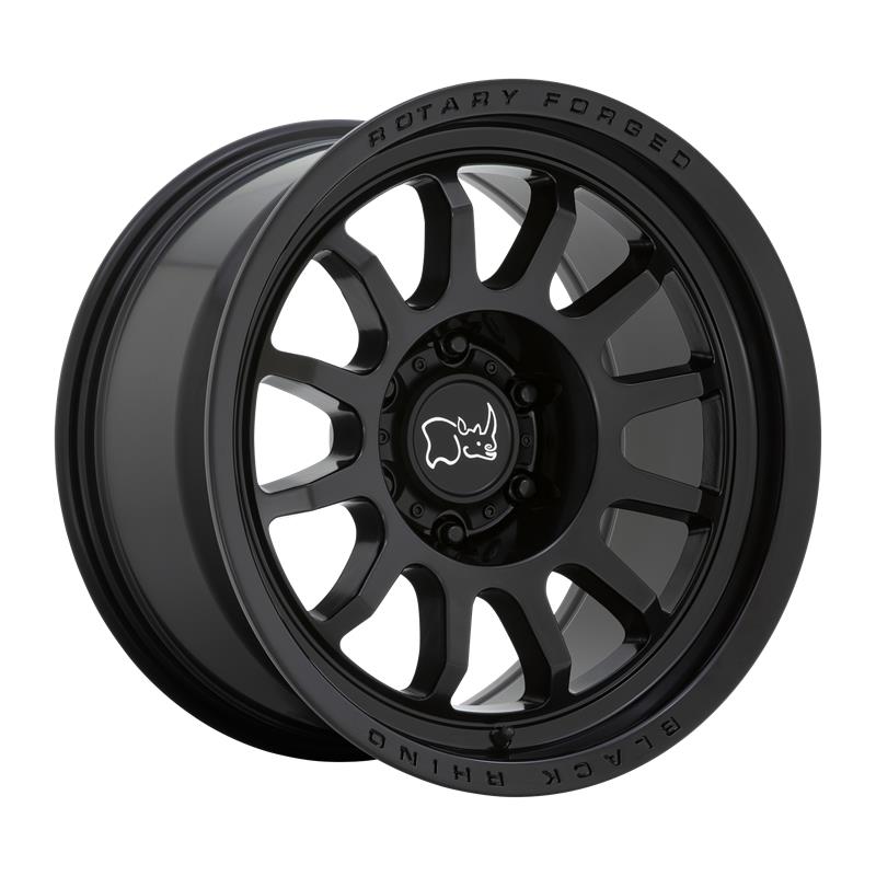 statusfalgar-6969-2 BLACK RHINO RAPID MATTE BLACK 9x17 6x114.3 ET12 CB76.1 Must - Pilt 1