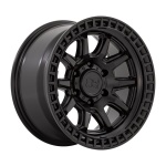 BLACK RHINO CALICO MATTE BLACK 8.5x17 5x127 ET34 CB71.5 Must