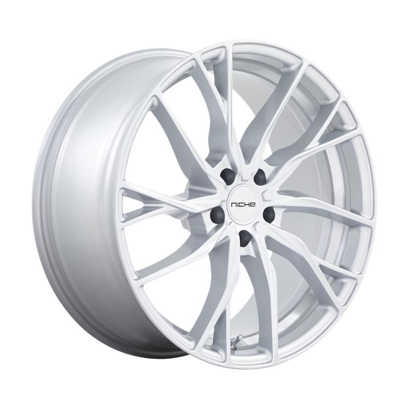statusfalgar-8284 NICHE 1PC M273 NOVARA SILVER 10.5x20 5x120 ET35 CB72.56 Hall / Hõbedane - Pilt 1