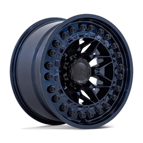 statusfalgar-9020 BLACK RHINO ALPHA MIDNIGHT BLUE 9x17 5x127 ET-12 CB71.5 Blue - Pilt 1